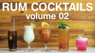 BEST RUM COCKTAILS  volume 02 [upl. by Delbert]