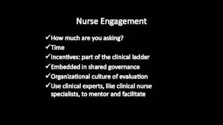 How to Engage Nurses in Evidence Based Practice [upl. by Suh]