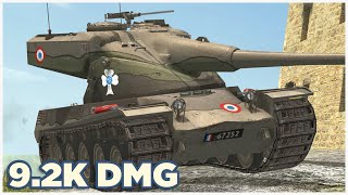 AMX 50 B • 92K DMG • 7 KILLS • WoT Blitz [upl. by Annaeed]