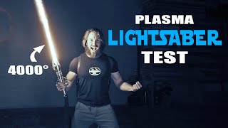 4000° PROTOLIGHTSABER TEST CUTS ANYTHING [upl. by Sell]