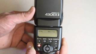 Canon 430EX II Speedlite Flash [upl. by Avelin868]