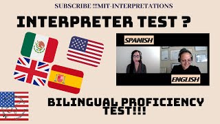 English Spanish Bilingual Oral Proficiency test Medical Interpreter Terminology LINGUSTICS 1 [upl. by Phalan]