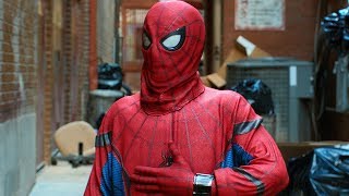 quotCall Me SpiderManquot  Suit Up Scene  Stan Lee Cameo  SpiderMan Homecoming 2017 Movie CLIP HD [upl. by Eijneb]