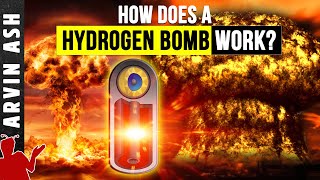 Nuclear Bomb How it Works in detail Atomic vs Hydrogen bomb Hbomb [upl. by Ykcin]