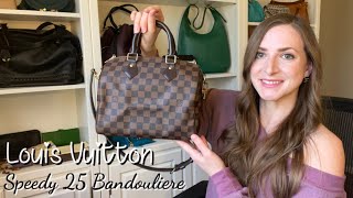 REVIEW Louis Vuitton Speedy 25 B What Fits Mod Shots [upl. by Oswald]