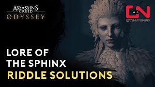 Assassins Creed Odyssey  Sphinx Riddle Solutions [upl. by Suhpesoj]