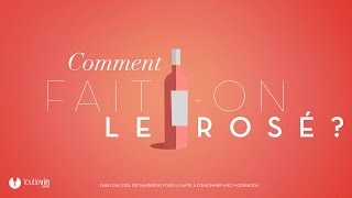 Comment faiton le vin rosé  toutlevincom [upl. by Asyen]