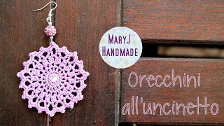 Tutorial orecchini alluncinetto  Deep Purple [upl. by Alyson]