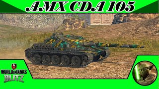 AMX CDA 105  World of Tanks Blitz [upl. by Orvie]