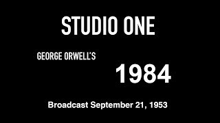 LIVE TV RESTORATION Studio One  George Orwells quot1984quot [upl. by Oecile]