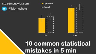 Ten Statistical Mistakes in 5 Min [upl. by Alison]