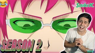 quotCANT STOP LAUGHINGquot The Disastrous Life of Saiki K Season 2 Ep1 Live Reaction [upl. by Eldwen]