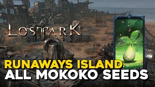 Lost Ark All Runaways Island Mokoko Seed Locations [upl. by Aerdnat]