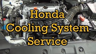 Honda Cooling System ServiceFluid Change [upl. by Hachmann]