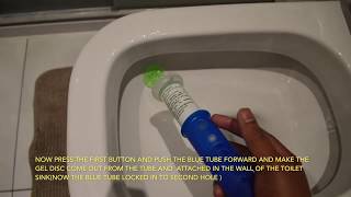 How Duck Fresh Discs works  How to use Duck fresh disc inside the toilet sink [upl. by Bernete204]