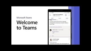 Welcome to Microsoft Teams [upl. by Hendricks140]