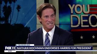 NEWS Nathan Hochman Endorses Kamala Harris for President Full Interview [upl. by Oirottiv329]