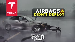 HYDROPLANE CRASH amp BAD DRIVERS  TESLACAM STORIES 66 [upl. by Ariadne980]