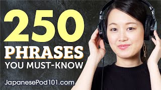 250 Phrases Every Japanese Beginner Must Know [upl. by Alahc]