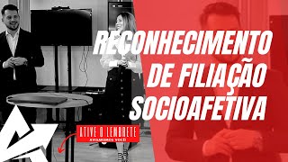 DIREITO DE FAMÍLIA Reconhecimento de filiação socioafetiva [upl. by Hsina]