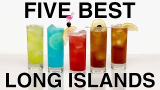 Top 5 Long Island Iced Tea Cocktails  Easy Cocktails [upl. by Inele]