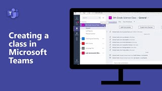 Creating a Class in Microsoft Teams [upl. by Eira]