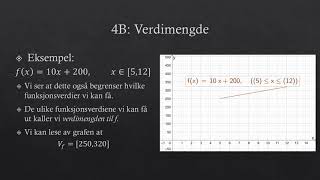 1P  Definisjonsmengde og verdimengde [upl. by Salguod828]