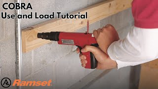 Ramset Cobra Tool Use and Load Tutorial [upl. by Inad]