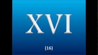 Roman Numerals  1 through 20 [upl. by Divaj]