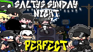 Friday Night Funkin  Perfect Combo  Saltys Sunday Night Mod  Cutscenes HARD [upl. by Erdied103]