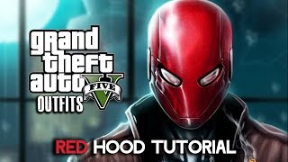 GTA 5 Online Outfits  RED HOOD Outfit Tutorial [upl. by Raviv]