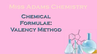 National 5 Chemical Formulae Valency Pictures [upl. by Allard]