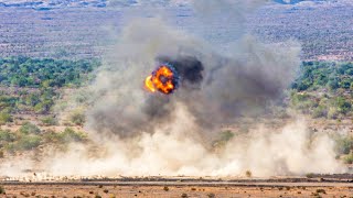 M777 Howitzer Livefire amp Impact  US Army Field Artillery  MFA [upl. by Burgener]