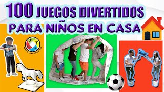 100 JUEGOS DIVERTIDOS PARA NIÑOS EN CASA PREESCOLAR PRIMARIA Y SECUNDARIA Educación física en CASA [upl. by Loria137]