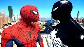 Spiderman VS Black Spiderman [upl. by Ahsauqal]