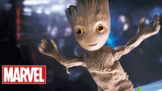 Marvel  Guardians of the Galaxy Dancing Groot Official TV Commercial [upl. by Hector434]