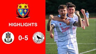 Caerleon 05 Cwmbrân Town  Gwent FA Senior cup  Quarter final highlights [upl. by Antoinetta385]