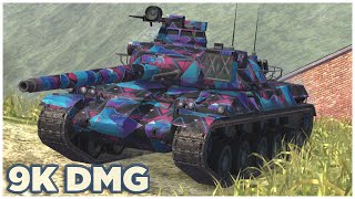 AMX 30 B • 9K DMG • 5 KILLS • WoT Blitz [upl. by Kcirtapnhoj656]