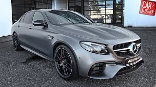 INSIDE the NEW MercedesAMG E63 S 4MATIC  Interior Exterior DETAILS w REVS [upl. by Ysabel]