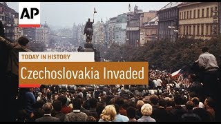 Czechoslovakia Invaded  1968  Today In History  20 Aug 17 [upl. by Ayoted]