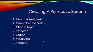 Persuasive Speech Research How To [upl. by Sayres]