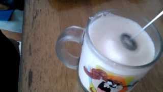 Aerolatte Review Frothing Cold Milk In Under 1 Minute [upl. by Adiol]