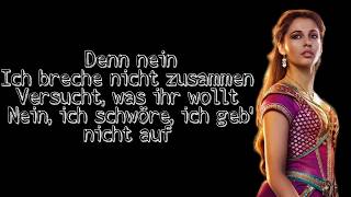 Julia Scheeser  Ich werd niemals schweigen Lyrics Aladdin [upl. by Atterol196]