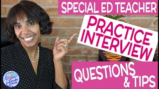 Special Ed Teacher Interview Questions and Tips for Success [upl. by Annadal969]