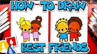 How To Draw Best Friends [upl. by Rema598]